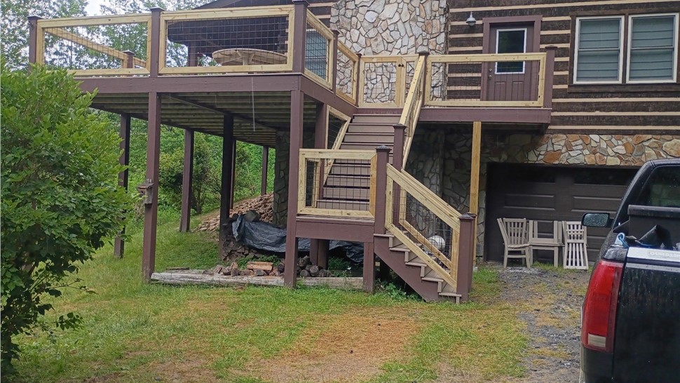 Decks Project in Laurel Springs, North Carolina by Wize Home Services