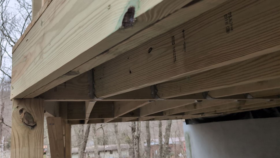 Decks, Gutters Project in Banner Elk, North Carolina by Wize Home Services