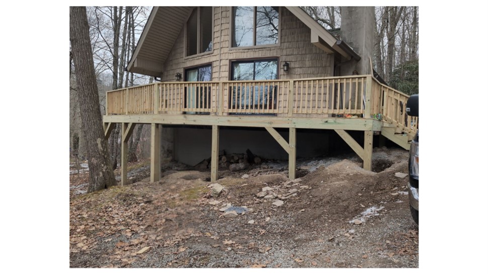 Decks, Gutters Project in Banner Elk, North Carolina by Wize Home Services