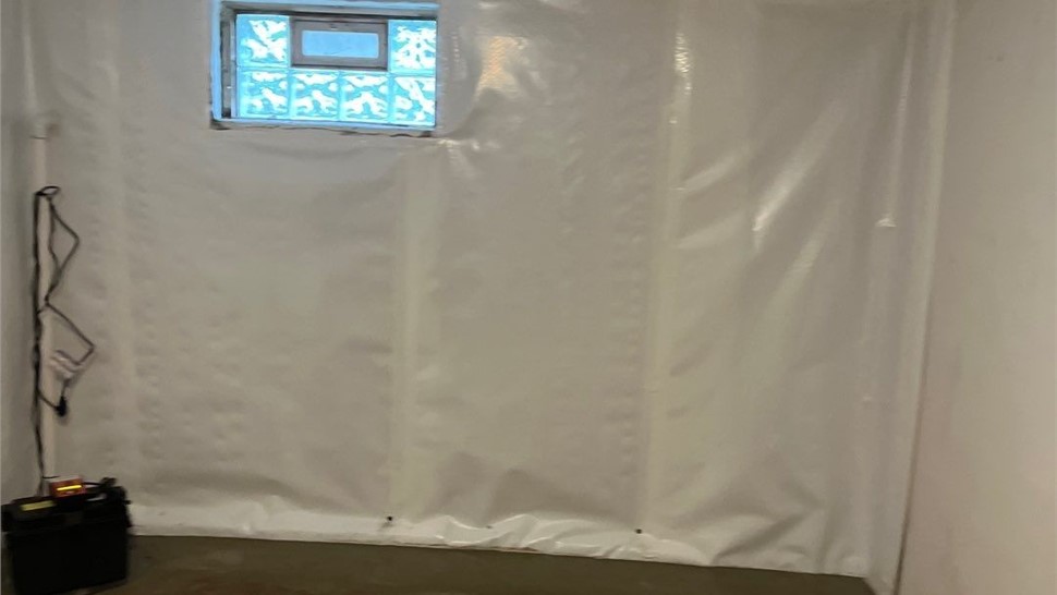 Basement Waterproofing, Basement Health Project in West Chester, PA by Worthington Waterproofing