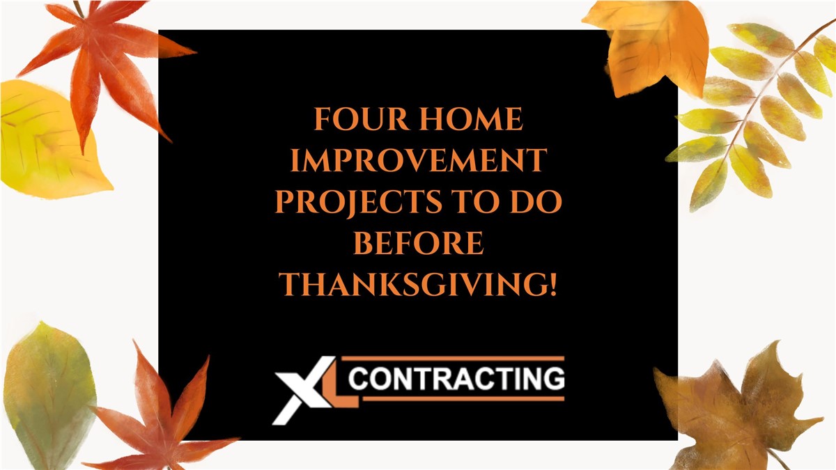 Four Home Improvement Projects to do Before Thanksgiving
