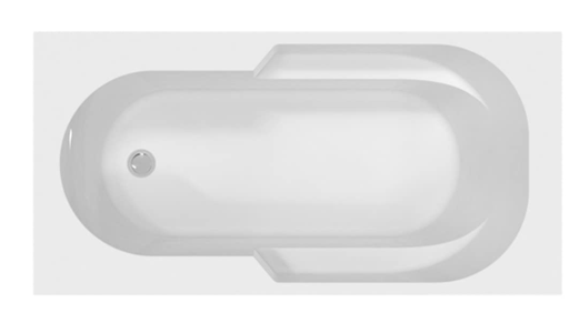 A white bathtub with a drainAI-generated content may be incorrect.