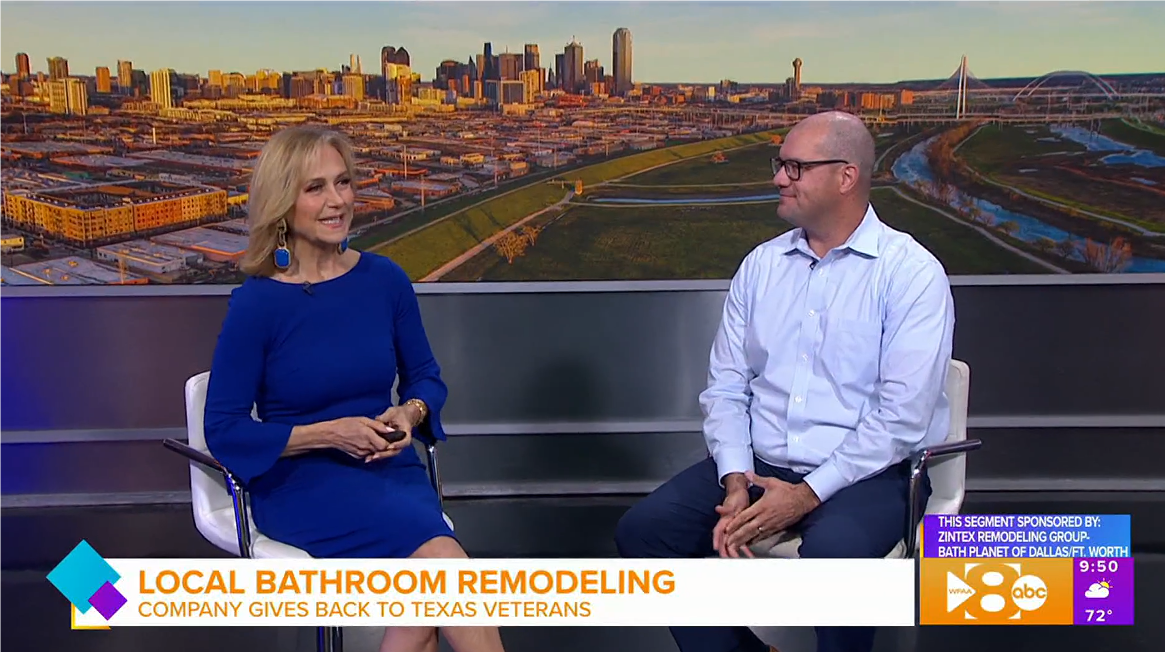Zintex Remodeling Group Announces Free Shower Remodel Initiative for Veterans on WFAA ABC 8's Good Morning Texas
