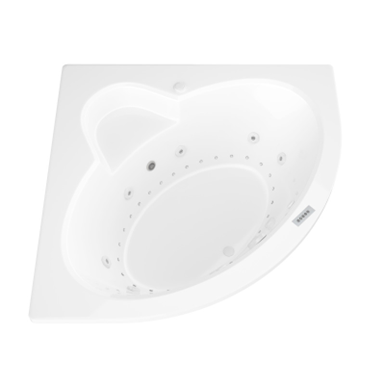A white bathtub with a white backgroundAI-generated content may be incorrect.