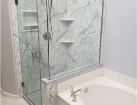 Bathrooms Project in Plano, TX by ZINTEX Remodeling Group